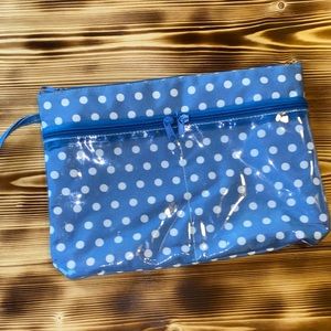 12x9 makeup bag wristlet pouch zippered